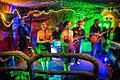 Die dritte internationale Formation aus der unterfränkischen Rockabilly-Hochburg Ebelsbach/Eltmann nennt sich &bdquo;Shouting Sisters&ldquo; mit den Bandmitgliedern Marco Maas, Lily Moe, Stefan Dürrbeck, und den Geschwistern Carolina, Rene und Basti Rottmann (von links).