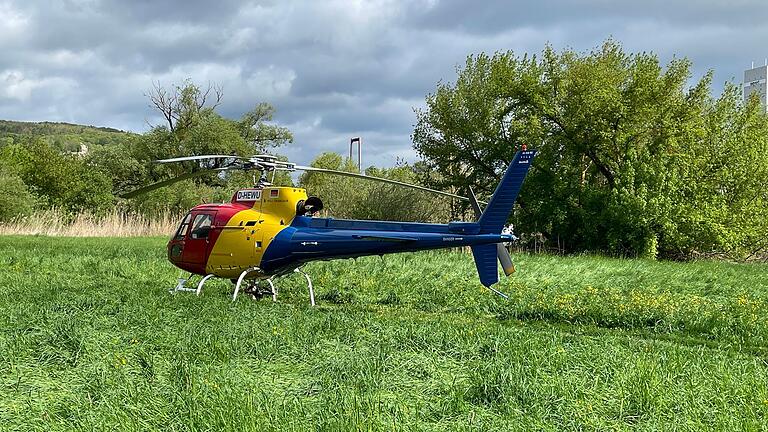Der Typ AS 350 von Airbus Helicopters werde auch Eichhörnchen genannt, so Pilot Jörn Muth. Der Typ AS 350 von Airbus Helicopters werde auch Eichhörnchen genannt, so Pilot Jörn Muth.