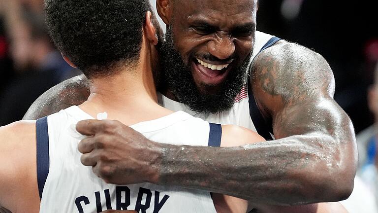 Paris 2024 - Basketball       -  Stephen Curry und LeBron James bewahren die USA vor einer Schmach.