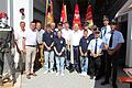 Strahlende Gesichter und stolze Freunde begleiteten die Einweihung des neuen Feuerwehrhauses: (hinten, von links) Architekt Thomas Ruser, Bürgermeister Armin Warmuth, Stadtbaumeister Detlef Mohr, Ortsbeauftragter Thomas Reuter, Kreisbrandrat Benno...       -  Strahlende Gesichter und stolze Freunde begleiteten die Einweihung des neuen Feuerwehrhauses: (hinten, von links) Architekt Thomas Ruser, Bürgermeister Armin Warmuth, Stadtbaumeister Detlef Mohr, Ortsbeauftragter Thomas Reuter, Kreisbrandrat Benno Metz, Staatssekretär Sandro Kirchner, Stadtpfarrer Thomas Eschenbacher, Kreisbrandmeister Elmar Eisenmann und die örtliche Feuerwehrführung mit Kommandant Martin Hofmann, Stellvertreter Felix Konietzke, dem Vorsitzenden Fabio Reuter sowie die Vertreter der Feuerwehrjugend.