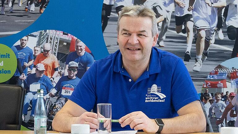 Organisationsleiter Reinhard Peter, hier bei einer Pressekonferenz Ende Januar, setzt beim Residenzlauf vor allem auf den Breitensport.