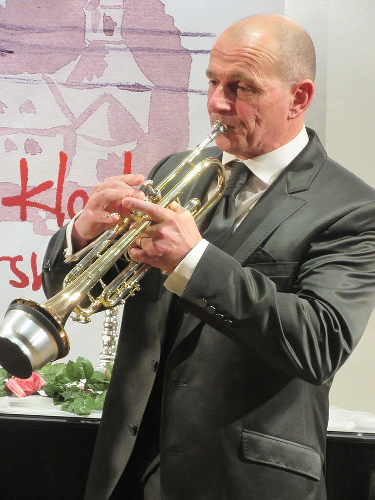 Stefan Kellerbauer überzeugte beim Konzert auch als Trompeten-Solist. Stefan Kellerbauer überzeugte beim Konzert auch als Trompeten-Solist.