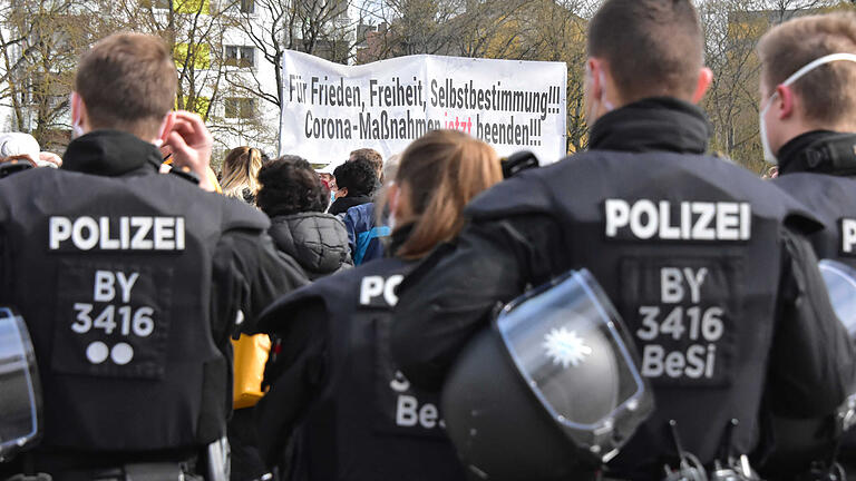 Demo gegen Corona-Regeln (Symbolfoto)