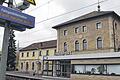 High Noon - Zwölf Uhr Mittag am Donnerstag am Haßfurter Bahnhof: Gähnende Leere auf dem Bahnsteig.