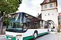 Wie und wo gelingt mit Park-and-Ride-Plätzen der Umstieg vom Pkw auf den ÖPNV? Ein Bus der Nahverkehrsgesellschaft APG des Landkreises am Ochsenfurter Tor in Sommerhausen (Archivbild).