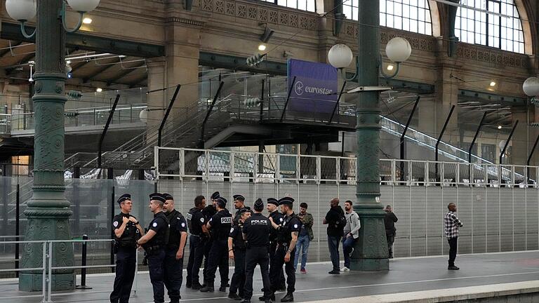 Vor Olympia: Brandanschläge auf Schnellzugnetz in Frankreich       -  Die Sicherheitsmaßnahmen an Bahnhöfen wurden verstärkt.