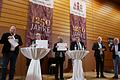 Podiumsdiskussion mit den Bürgermeisterkandidaten aus Münnerstadt. Heike Beudert       -  Podiumsdiskussion mit den Bürgermeisterkandidaten aus Münnerstadt. Heike Beudert