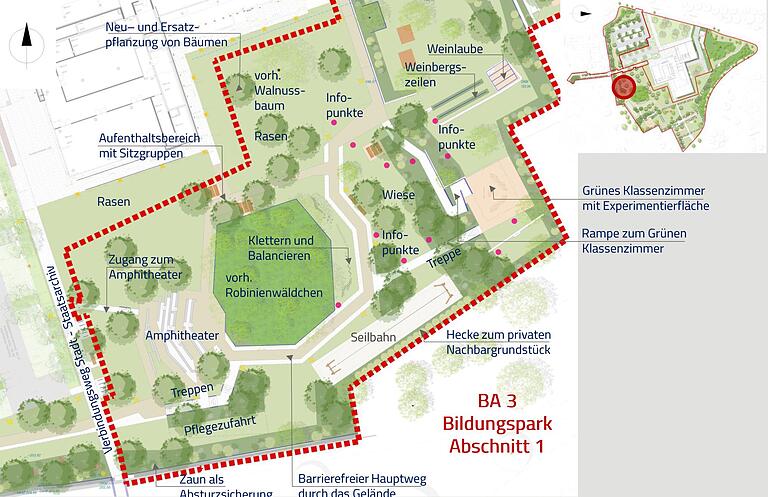 Präsentation Neubau der Außenanlagen Staatsarchiv