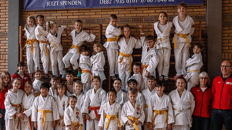 Eltmanner Judo Kids ganz nach dem Motto „zusammen stark“.