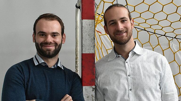 Ioannis Fraggis (links) und Felix Schmidl stehen beim HSC Bad Neustadt für das Marketing.