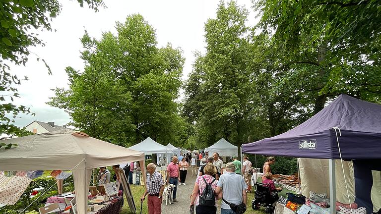 Impressionen von 'Kunst + Kulinarisches' am 30. Juni 2024 in der Nördlichen und Östlichen Allee in Gerolzhofen