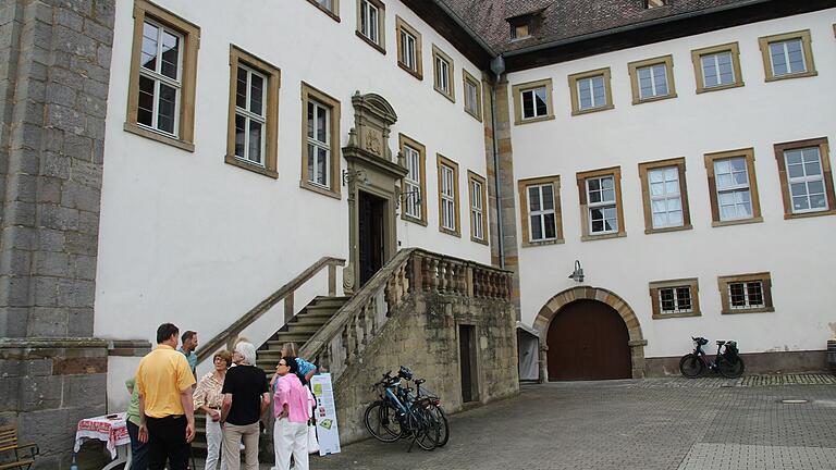 Das Schloss im Prichsenstädter Stadtteil Bimbach stand Besuchern am Kreisheimattag offen.