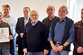 Im 110. Jahr seines Bestehens ehrte der Brieftaubenverein Karlstadt diese Mitglieder (von links): Erwin Rienecker, Willi Pfaff, Norbert Götz, Jochen Kessler, Hans Csapo, Rudolf Reusch, Bruno Rauch, Reinhold Rath, Nicolas Heinickel und Henry Heinickel.
