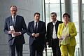 Entwicklung bei der Koalitionsbildung       -  Haben sich in vielen Punkten geeinigt: CDU, CSU und SPD.