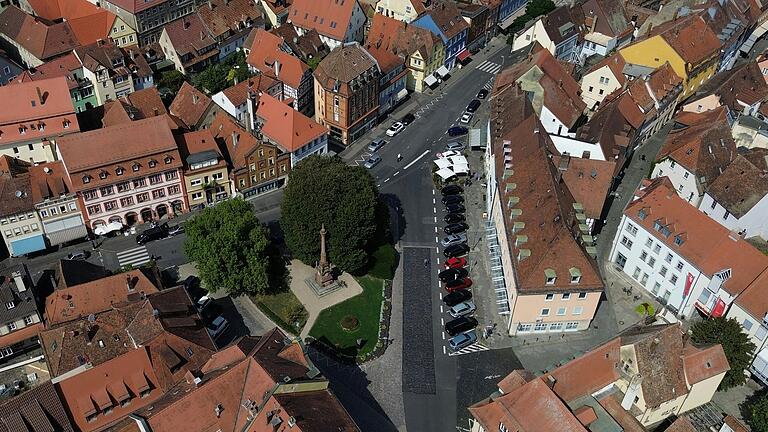 Kaiserstraße und Königsplatz in Kitzingen sollen umgestaltet werden.