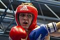 Boxveranstaltung der Sportfreunde der WVV       -  Aurelian Kügler von den Kickers, hier bei einer Boxveranstaltung in Würzburg, besiegte in Kitzingen einen Favoriten.