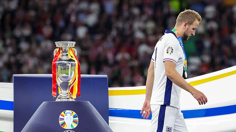 Euro 2024: Spanien - England       -  Harry Kane wartet weiterhin auf den ersten Titel seiner Profi-Karriere.