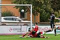 Drin das Ding: Dominik Lautenbach erzielt das 2:0 für den SC Schwarzach gegen die zweite Mannschaft der FT Schweinfurt