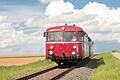 Als Ausflugsbahn für Touristen fährt der Schienenzug der Mainschleifenbahn zwischen Seligenstadt und Volkach im Moment. Geplant sind ein Ausbau bis Würzburg und stündliche Fahrtzeiten.&nbsp;
