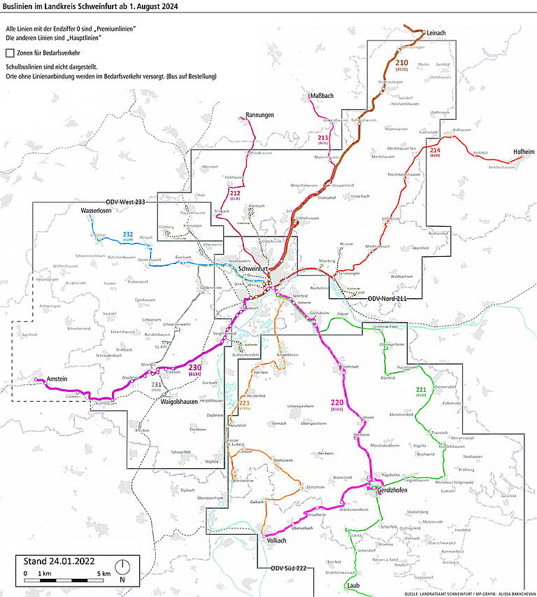 Plan des Landkreises: Bessere Busverbindung mit weniger Linien Plan des Landkreises: Bessere Busverbindung mit weniger Linien
