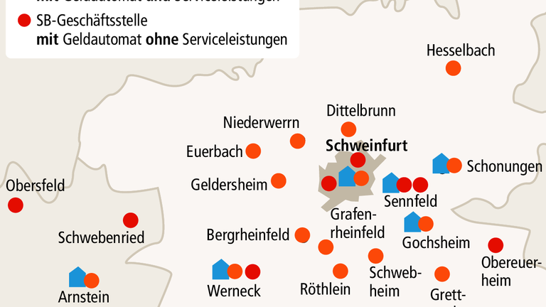 Filialschließungen auch bei der VR-Bank