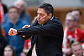 Headcoach Sasa Filipovski (Würzburg Baskets) hofft im letzten Spiel der Hauptrunde gegen die BB Löwen Baskets auf einen Sieg seiner Mannschaft.