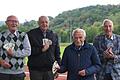 Die legendäre Kartrunde beim FC 06 Bad Kissingen besteht aus (von links) Arthur Kaffer (92), Hermann Matthes (84), Karl Ernst (97) und Gustav Streng (90). Foto: Jürgen Schmitt       -  Die legendäre Kartrunde beim FC 06 Bad Kissingen besteht aus (von links) Arthur Kaffer (92), Hermann Matthes (84), Karl Ernst (97) und Gustav Streng (90). Foto: Jürgen Schmitt