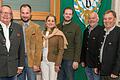 Auf dem Foto (von links): Wolfgang Kunz, Sebastian Jurgeleit, Anna-Maria Feldhaus, Thomas Möhres, Ernst Kunesch, Elmar Kütt.