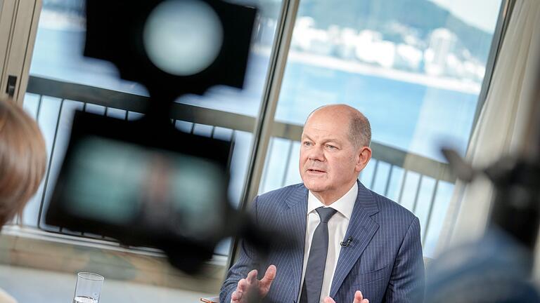 Kanzler Scholz beim G20-Gipfel       -  Scholz: SPD und ich wollen gemeinsam gewinnen.