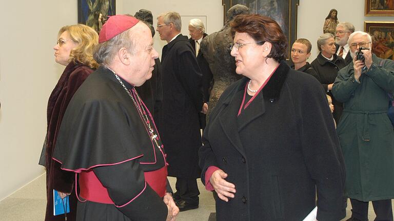 Sie trafen sich unzählige Male: Barbara Stamm und Bischof Paul-Werner Scheele hier bei der Einweihung des Dommuseums.