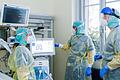In der Region Würzburg sind die Intensivstationen nahezu ausgelastet. Das Foto entstand Anfang des Jahres auf der Intensivstation im Juliusspital Würzburg.