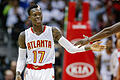 Spielmacher       -  Dennis Schröder kam beim Sieg seiner Atlanta Hawks auf elf Punkte. Foto: Erik S. Lesser