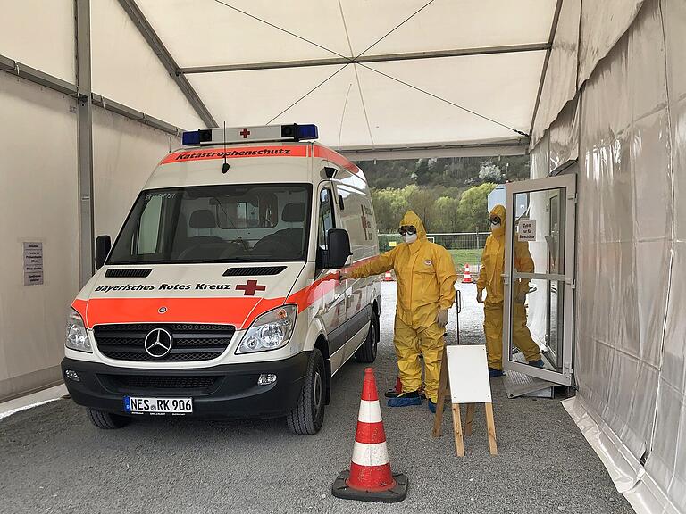 Die Teststation Heustreu war ebenfalls im Vortrag mit eingebunden. Foto: Friedrich Die Teststation Heustreu war ebenfalls im Vortrag mit eingebunden. Foto: Friedrich