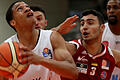 Basketball - Gezeiten Haus Cup - Rheinstars Koeln - s.Oliver Wuerzburg       -  Gezeiten Haus Cup:  Rheinstars Koeln - s.Oliver Wuerzburg. v. lk. Abdul Gaddy (s.Oliver ürzburg, #3) und Maximilian DiLeo (Rheinstars Köln, #3)