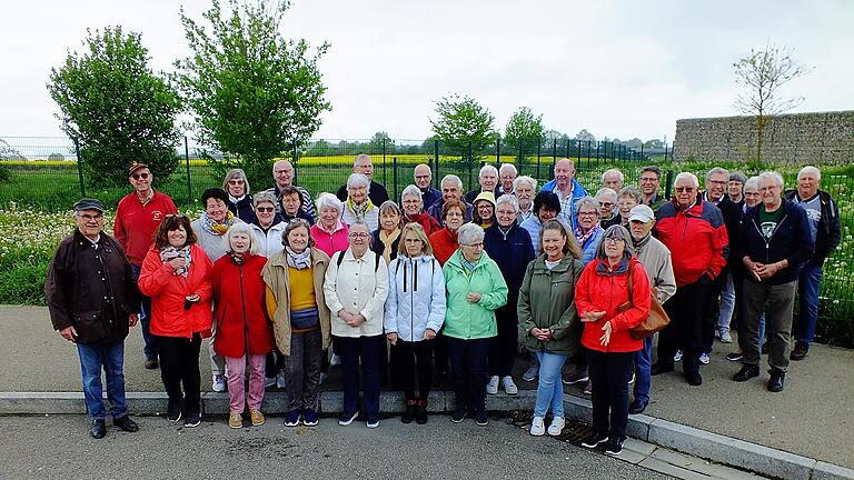 Auf der Heimfahrt nach Hause: Die Reisegruppe des Obst-und Gartenbauvereins Gerbrunn.