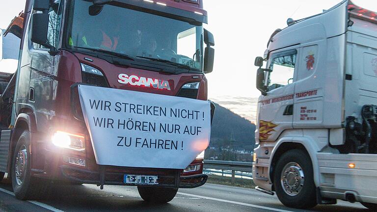 Nicht nur Landwirte aus Main-Spessart haben ihrem Ärger in der letzten Woche mit ihren Protesten Luft gemacht. Auch Handwerker, Spediteure und sonstige Unternehmer waren bei den Aktionen dabei.