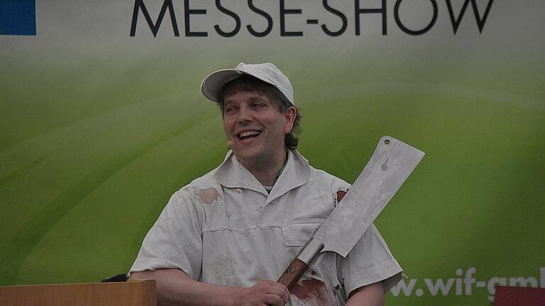 Matzgermeister Claus Böbel hielt den Festvortrag zur Eröffnung der Verbrauchermesse Agima
