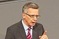 Bundestag       -  Am Mittwoch im Bundestag: Bundesinnenminister Thomas de Maiziere (CDU) spricht während der Aktuellen Stunde zur Statusfrage syrischer Flüchtlinge und zum Familiennachzug.