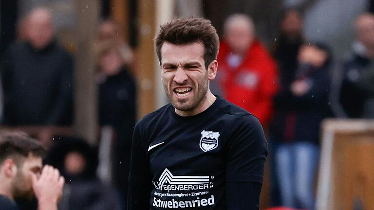 Siegtorschütze in der Nachspielzeit: Sebastian Lehmann (Archivbild) von der DJK Schwebenried/Schwemmelsbach. Siegtorschütze in der Nachspielzeit: Sebastian Lehmann (Archivbild) von der DJK Schwebenried/Schwemmelsbach.