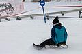 Auf der Wasserkuppe ist auch an diesem Wochenende Skifahren und Rodeln möglich.