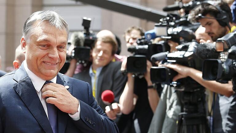 Orban in Brüssel       -  Viktor Orban in Brüssel: Der ungarische Regierungschef war schon seit 2010 ein schwieriger Partner Europas, der für seinen Umbau von Verfassung, Justiz und Medien immer wieder EU-Rügen und -Klagen einsteckte.