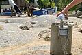 Der Wasserspielplatz 'Alte Synagoge' in Kitzingen bietet kleinen und großen Kindern Wasserspaß.&nbsp;