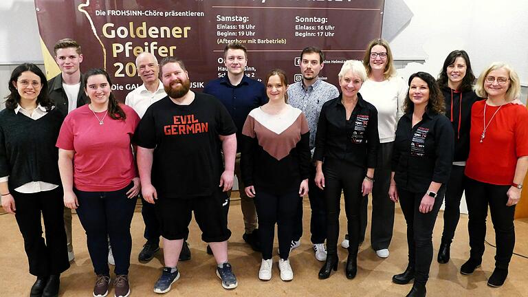 Auf dem Foto (von links): Lea Gersitz, Niklas Martin, Sophie Arnheiter, Leander Streitenberger, Fabrice Arnheiter, Fabian Kunz, Jennifer Abler, Patrick Freudenberger, Lena Becker, Ulrike Kraft, Corinna Zirkel, Larissa Gersitz und Renate Streitenberger. Auf dem Bild fehlen Yvonne Fiederling, Verena Gersitz, Jonas Heid und Sandra Semmler