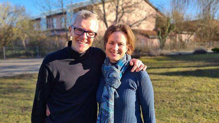 Martin und Ina Redweik aus Volkach arbeiten beide als Lehrer.