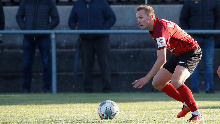 Doppeltorschütze: Spielertrainer Thomas Cäsar von der DJK Schwebenried/Schwemmelsbach.