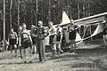 Segelflug auf dem Karlstadter Saupurzel in den 1930er Jahren.