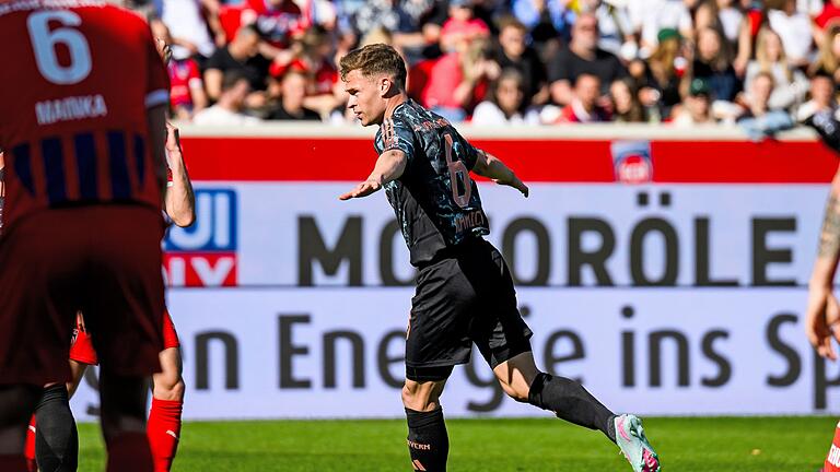 1. FC Heidenheim - Bayern München       -  Bayerns Joshua Kimmich traf in Heidenheim am Samstag zum 4:0.