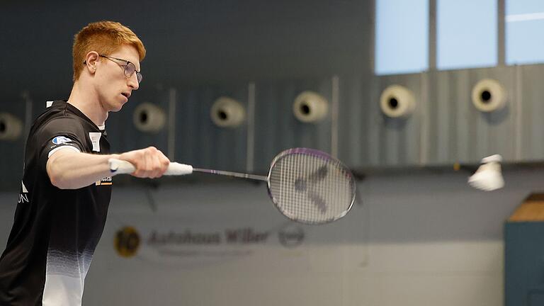 Gewann am Wochenende seine beiden Einzelmatches: Moritz Unz (Archivbild) vom Badminton-Zweitligisten TV Marktheidenfeld.