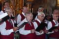 Der Männergesangsverein Liederhort Ebenhausen, hier bei einem Konzert in der Ebenhäuser Kirche, hat auch heuer, am 1. November wieder einen Auftritt in der Kirche im Jahresplan.  Foto: Elisabeth Mehn       -  Der Männergesangsverein Liederhort Ebenhausen, hier bei einem Konzert in der Ebenhäuser Kirche, hat auch heuer, am 1. November wieder einen Auftritt in der Kirche im Jahresplan.  Foto: Elisabeth Mehn