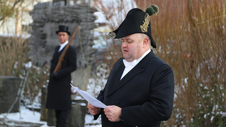 Frank Wagner hat im Januar 2023 erstmals als Hauptmann die Bürgerwehr beim Aufmarsch angeführt. Frank Wagner hat im Januar 2023 erstmals als Hauptmann die Bürgerwehr beim Aufmarsch angeführt.